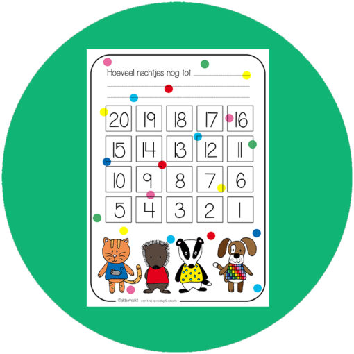 Aftelkalender Dierenvriendjes