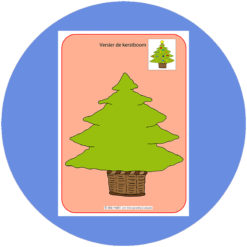 Kleikaarten set December
