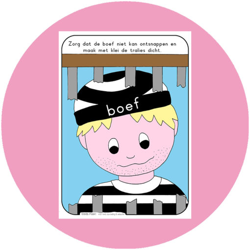 Kleikaarten set Gezichten - Afbeelding 2
